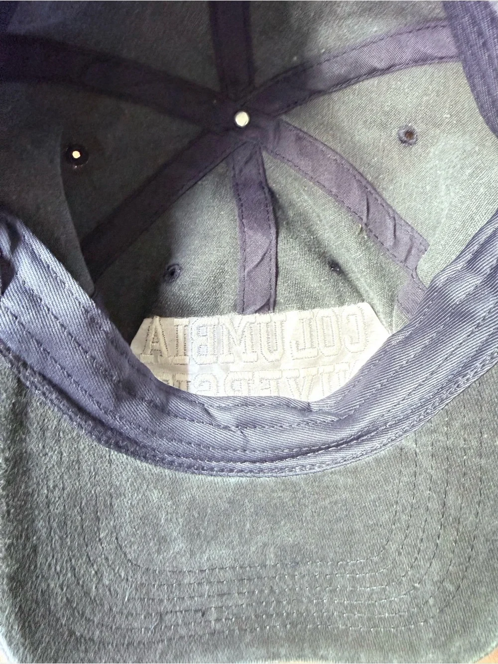 Columbia University Navy Cotton Baseball Cap